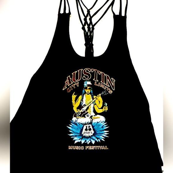 $7 or 2/$10 tshirt sale: Austin City Limits 2017 Music Festival tank tshirt - Picture 3 of 5